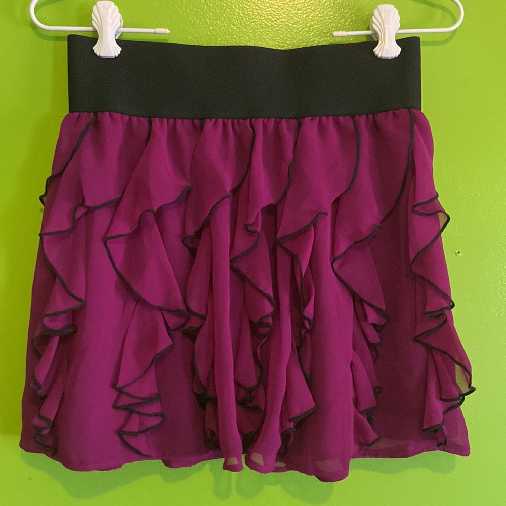 Express purple tulip skirt